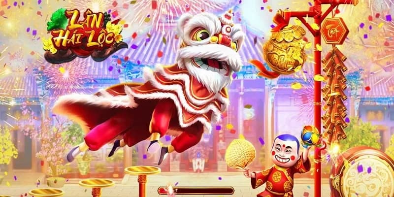 Thiết kế giao diện Lân Hái Lộc mang đậm nét Á Đông